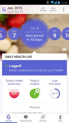 Glow - Period Tracker android App screenshot 6